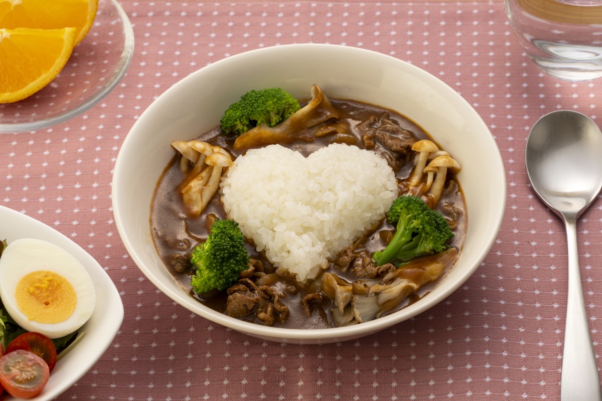 きのこのハッシュドビーフ