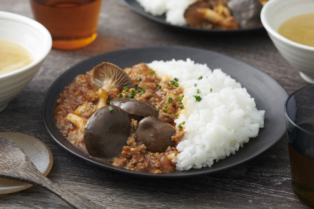 霜降りひらたけの麻婆ごはん