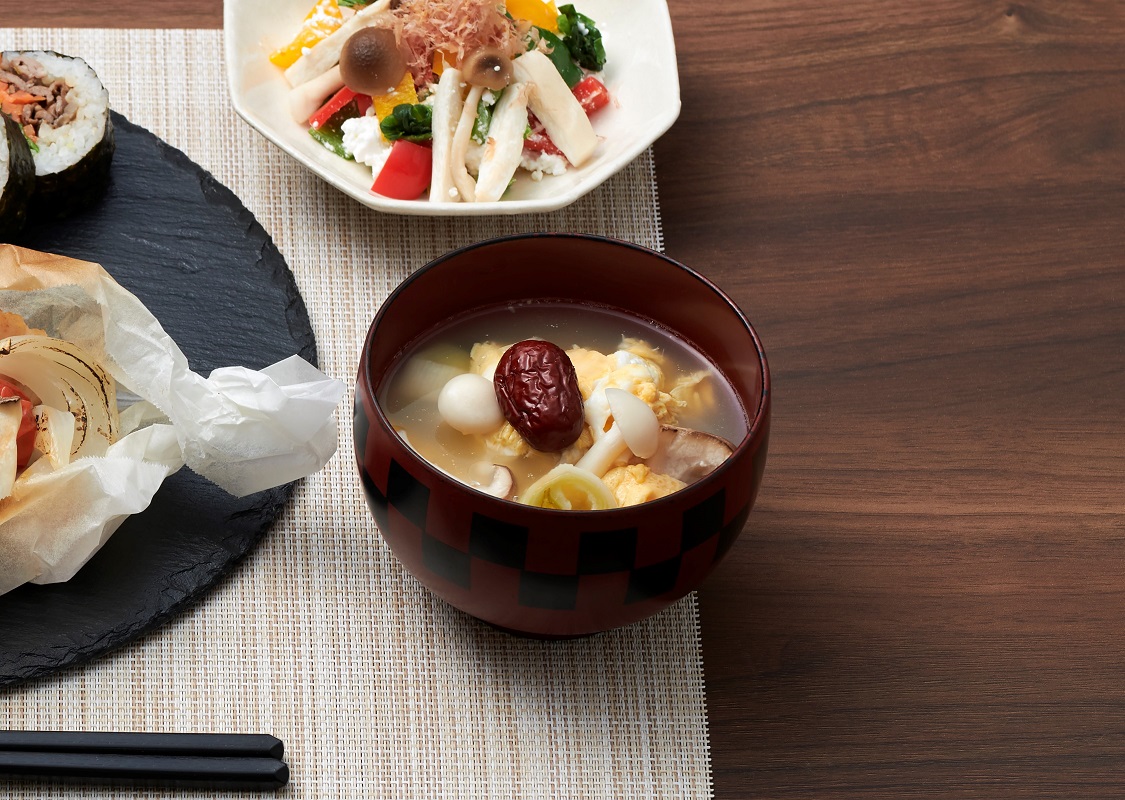 きのこの薬膳スープ
