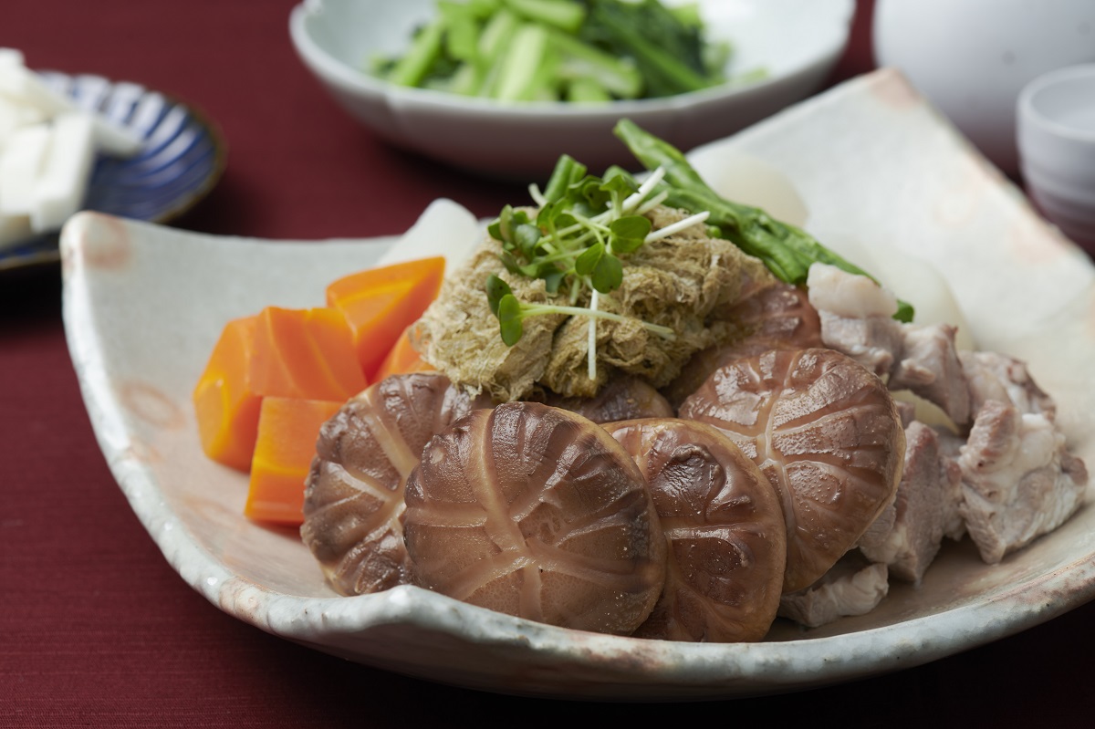 生どんこと豚肉、大根のうま煮