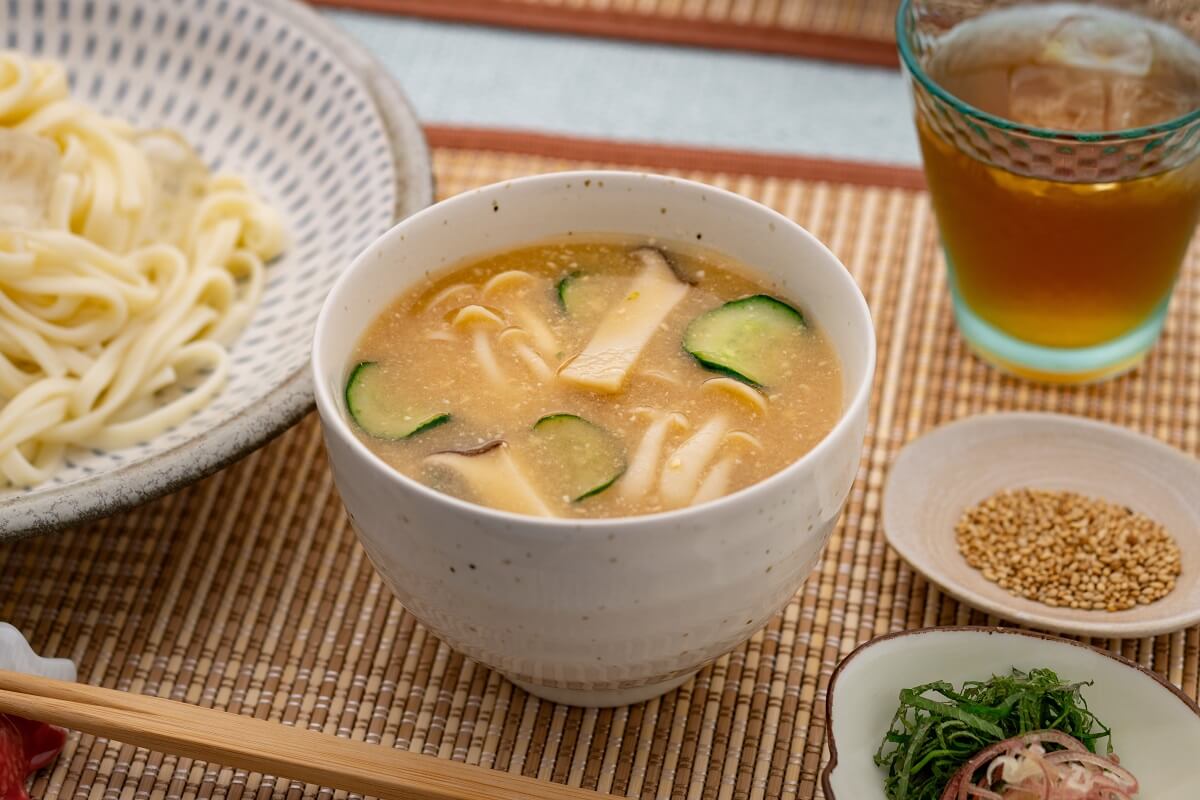 【埼玉県】きのこの爽やかすったてうどん