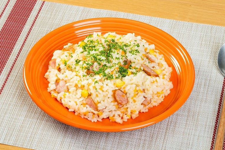 きのこペーストの味わいピラフ