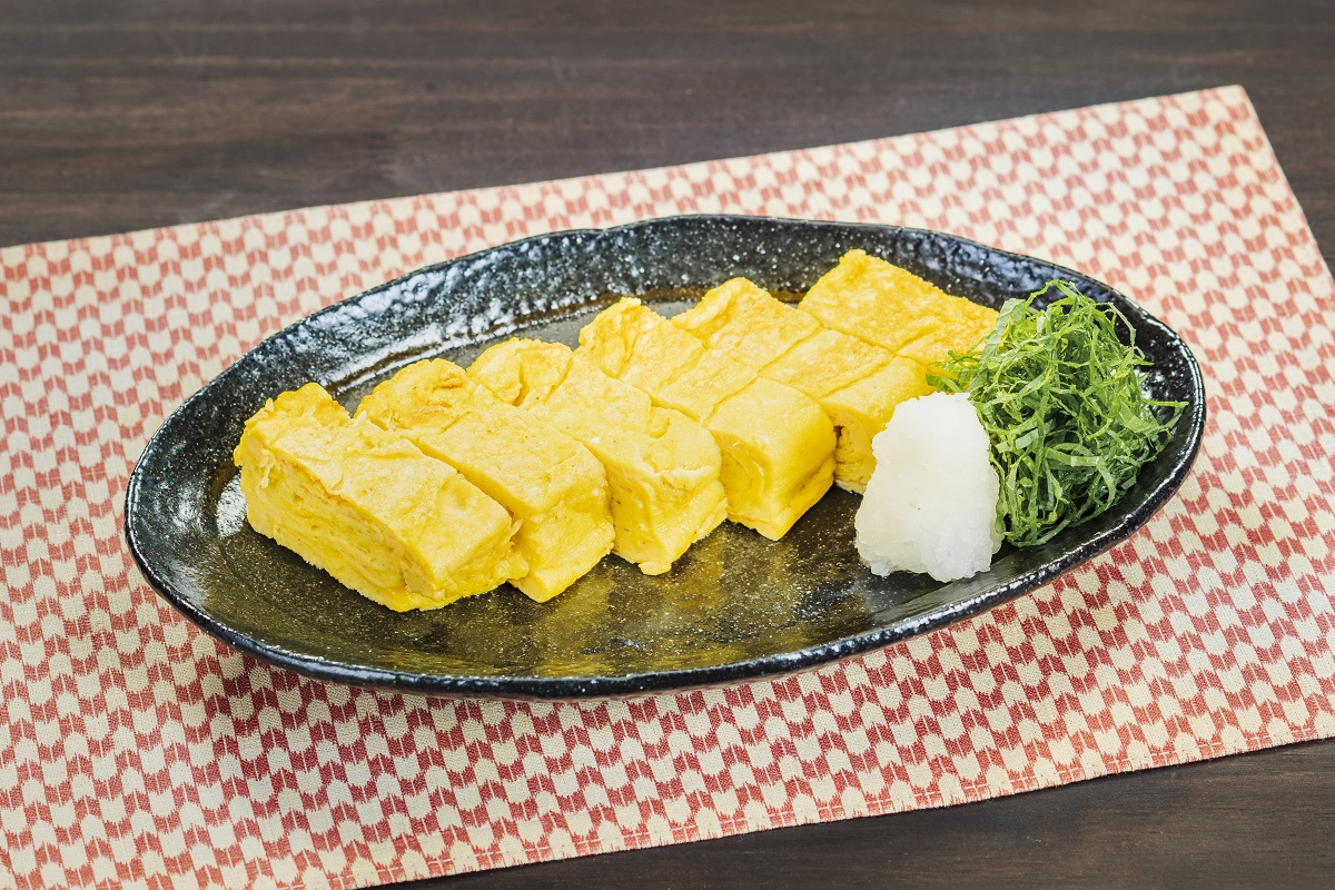きのこ入りだし巻き卵