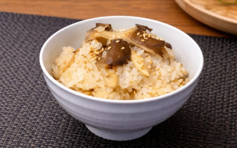 霜降りひらたけの混ぜごはん