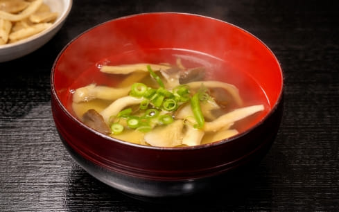 霜降りひらたけのお吸い物