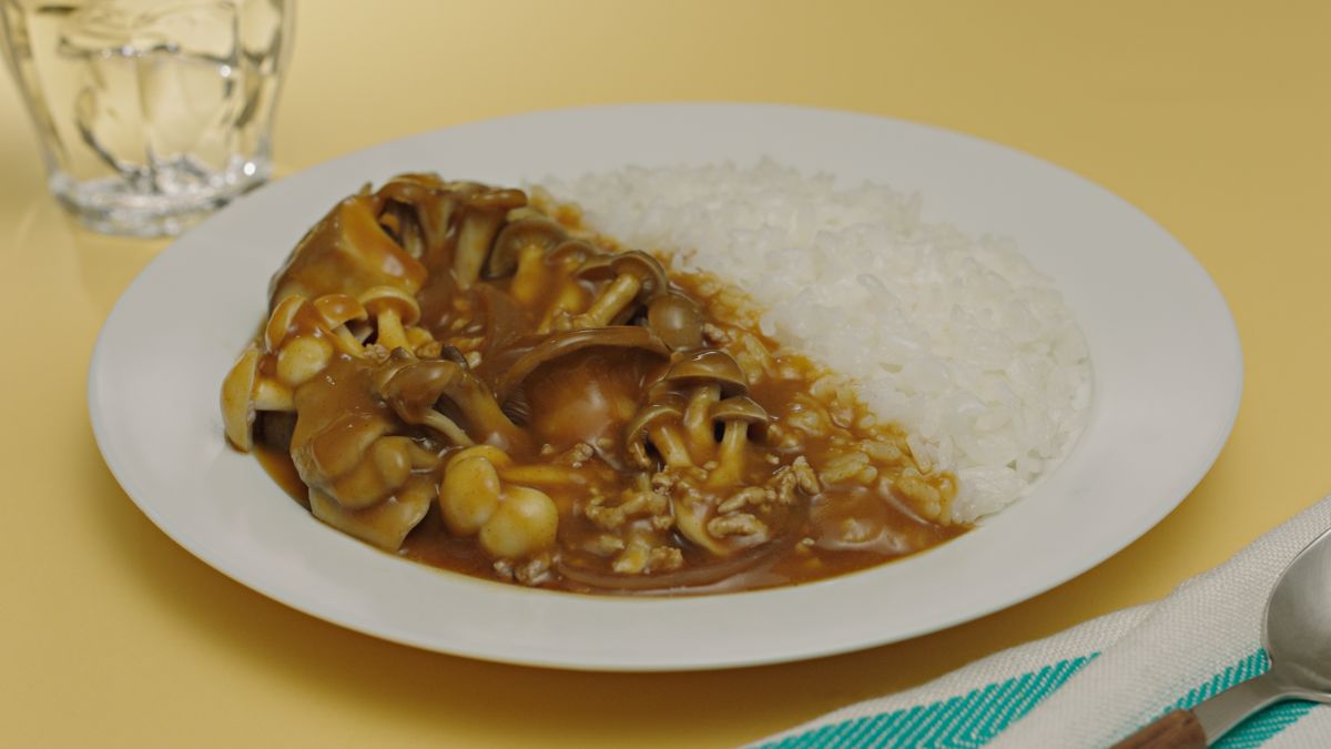 きのこの時短カレー