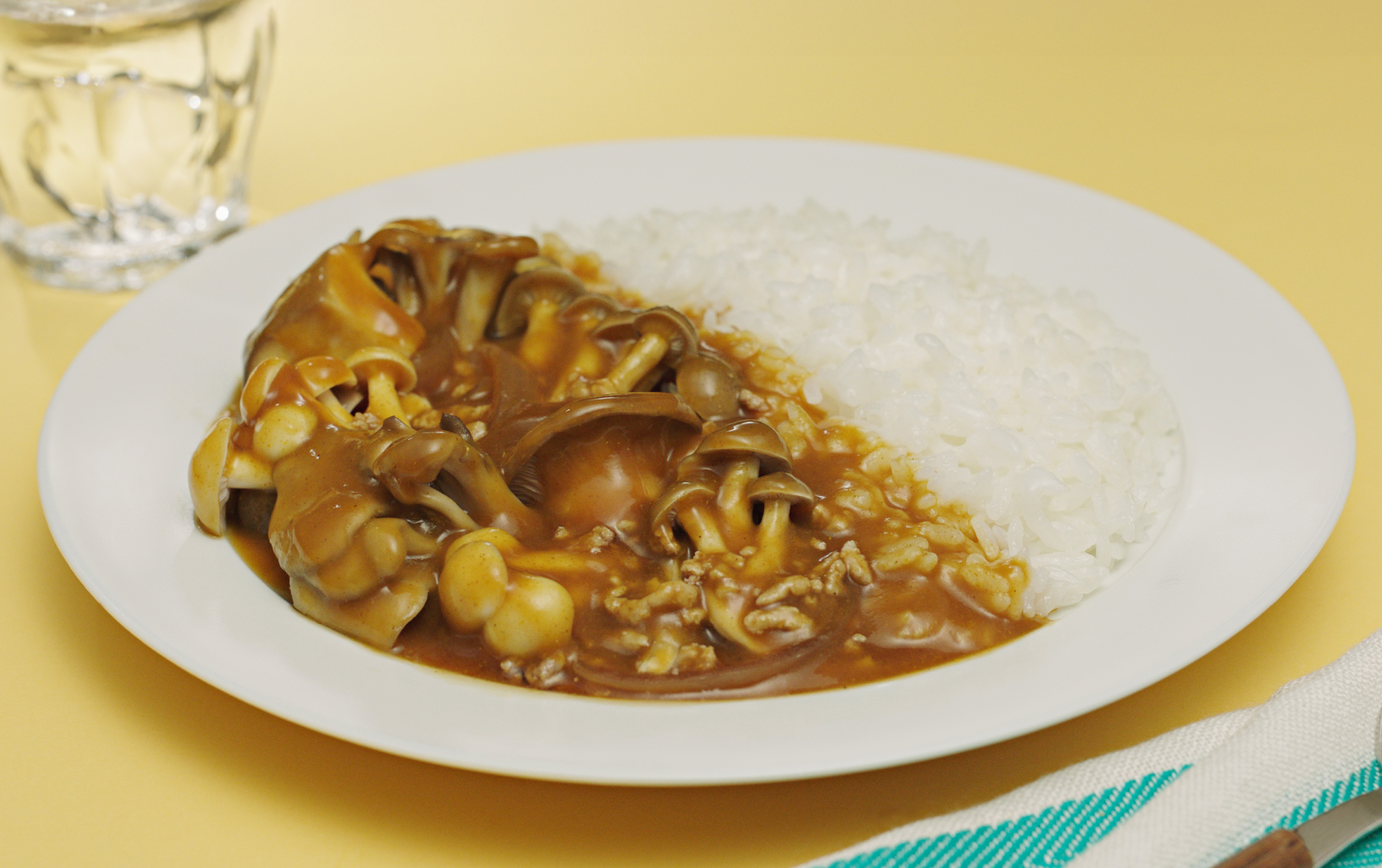 きのこの時短カレー