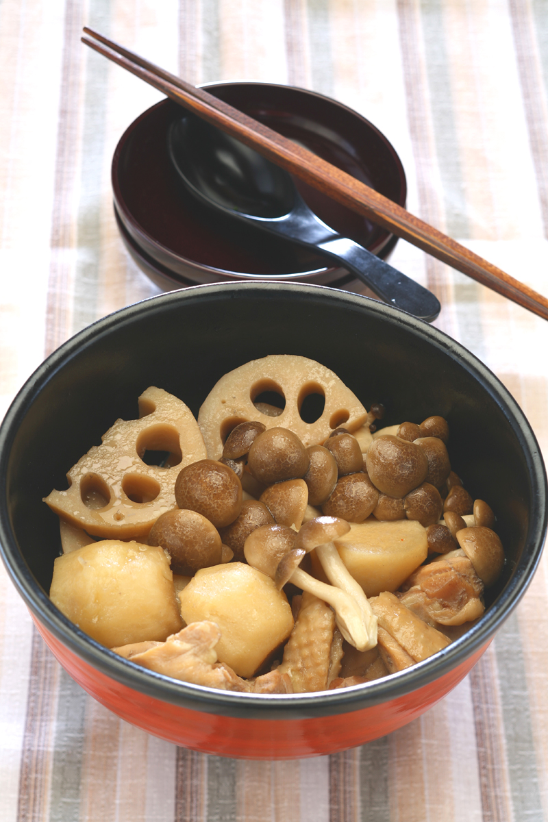 ブナシメジと根菜の煮物