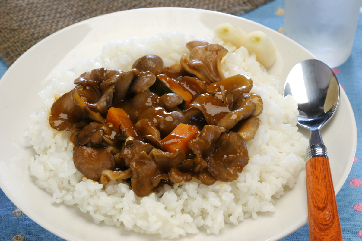 きのことかぼちゃの夏カレー