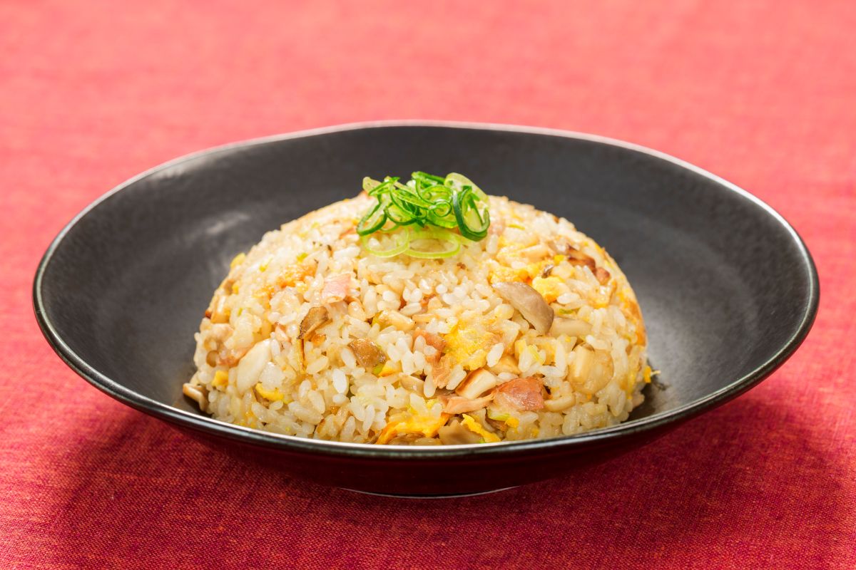 きのこの卵チャーハン