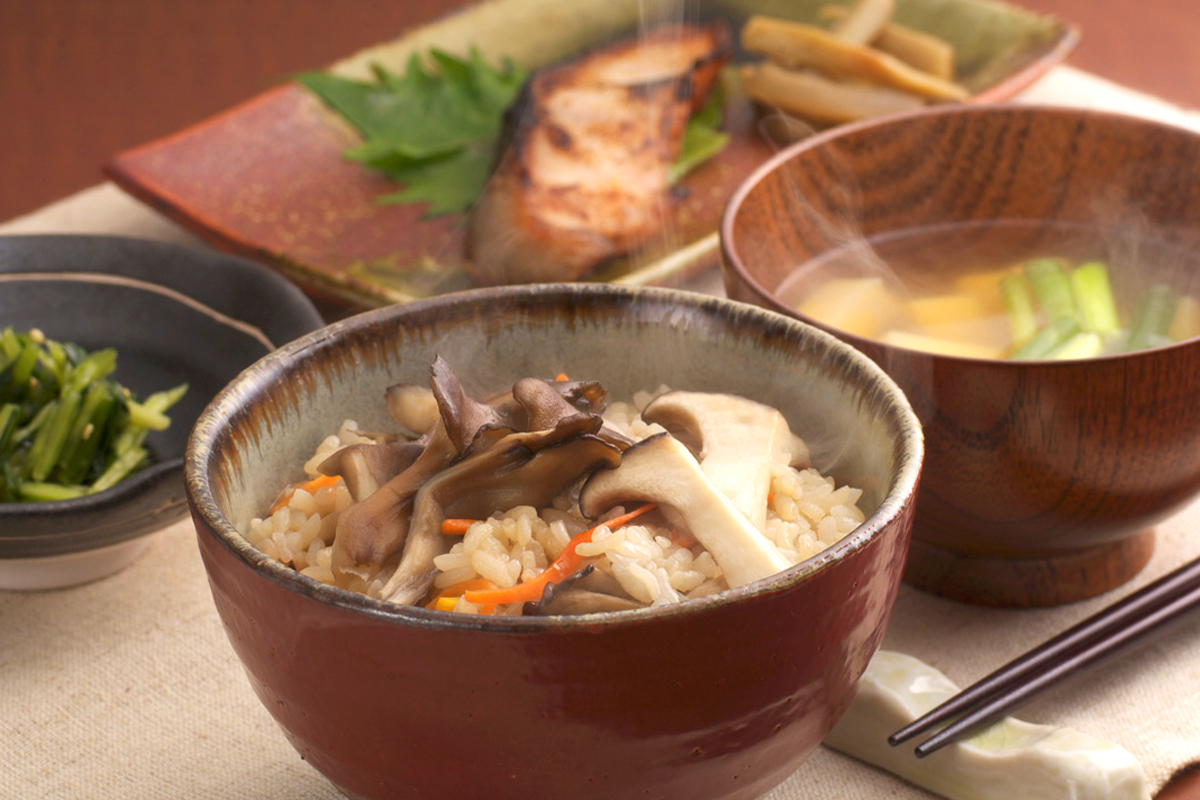 きのこの簡単混ぜご飯