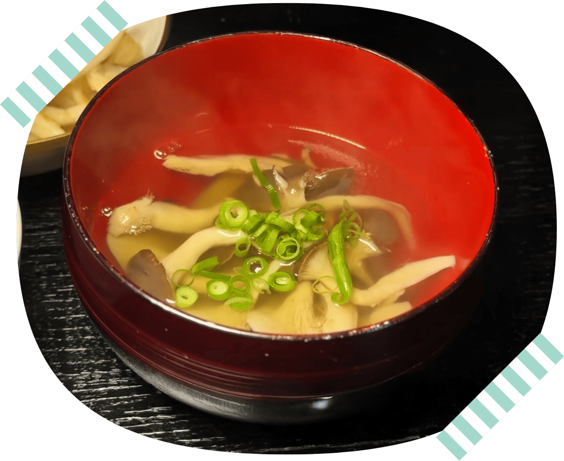 霜降りひらたけのお吸い物