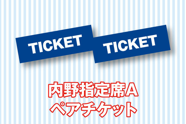 内野指定席Aペアチケット