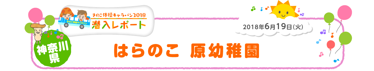 2018年6月19日（金）神奈川県 はらのこ　原幼稚園