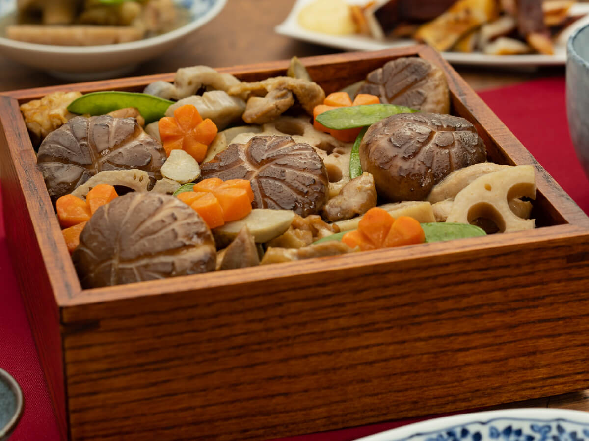 生どんこの煮物
