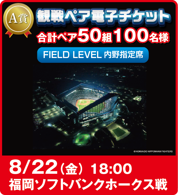 観戦ペアチケット
