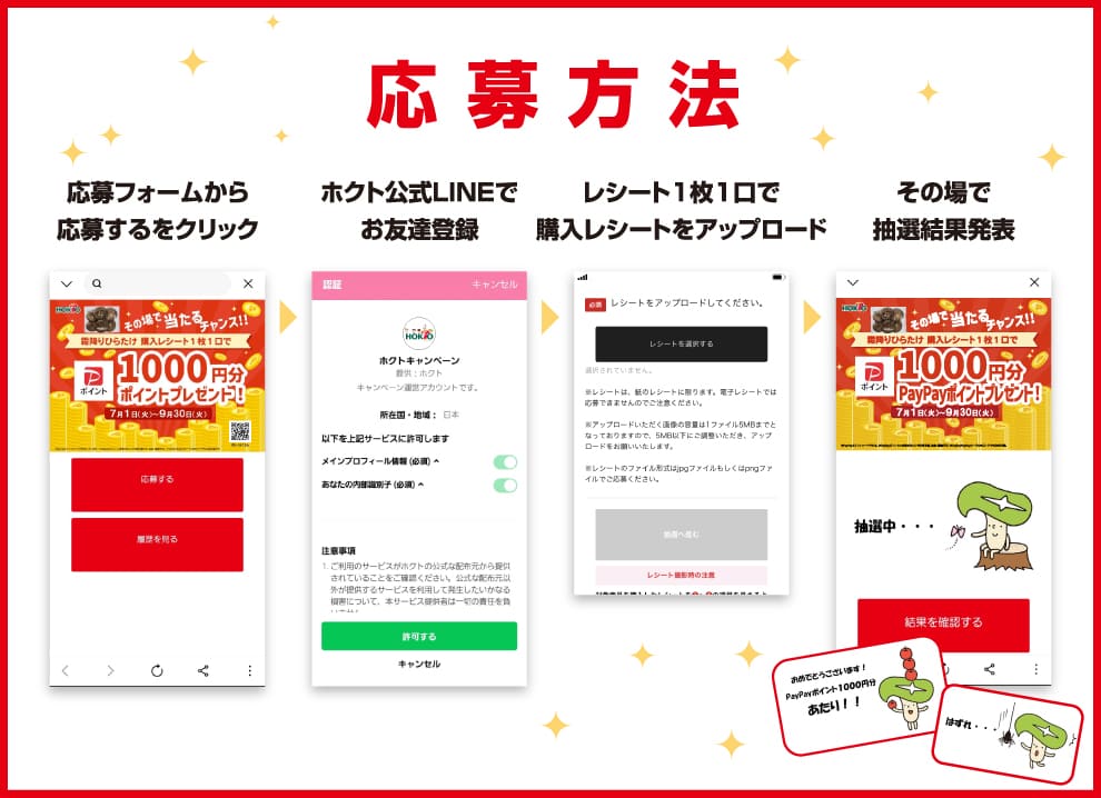 応募フロー