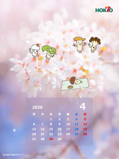 4月 平和な花見