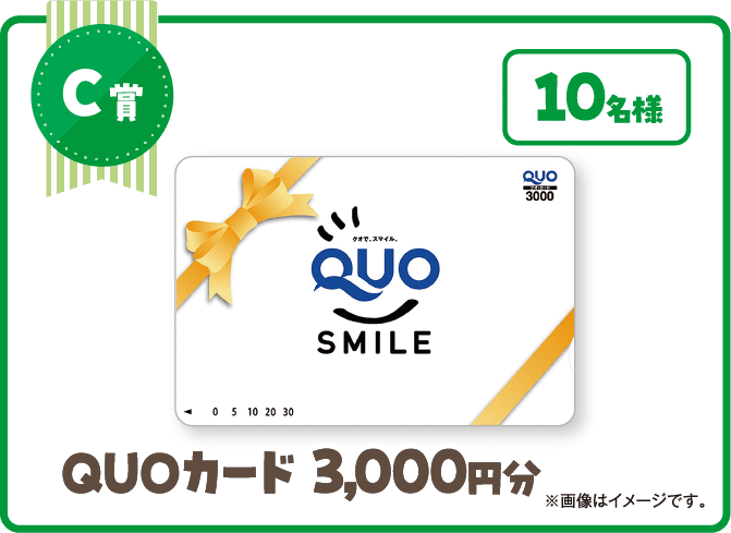 QUOカード 3,000円分