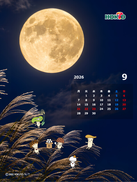9月 静かな月見